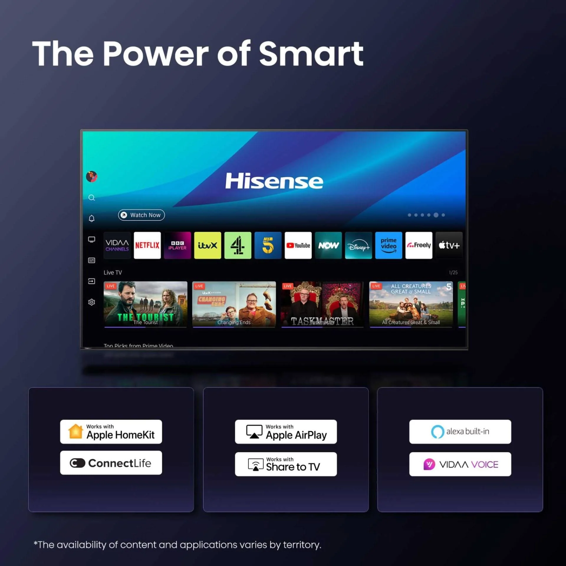 43" Hisense 4K Ultra HD LED Freely Smart TV - Image 3
