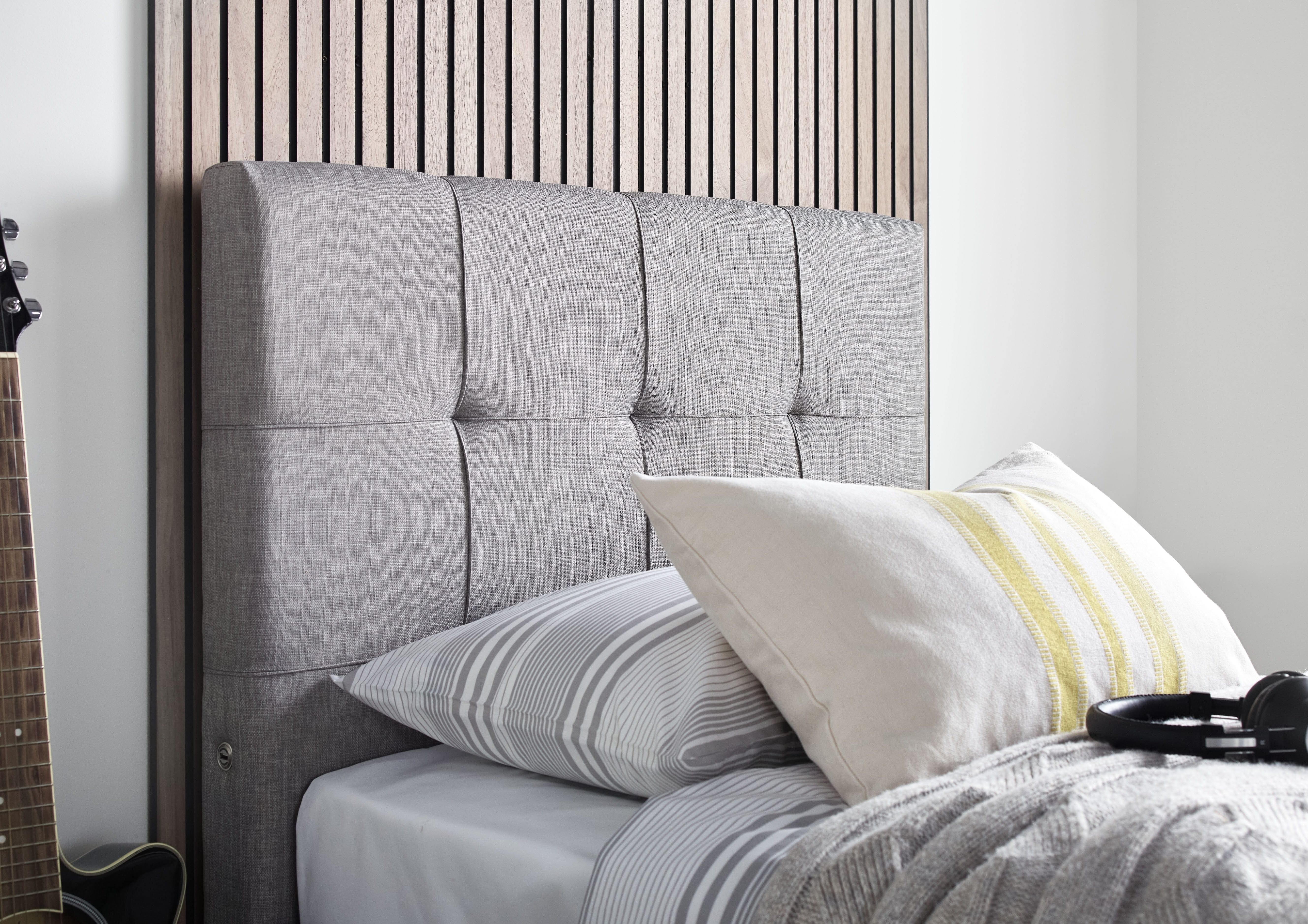 Alpha Manual Single TV Bed In Grey - Image 4