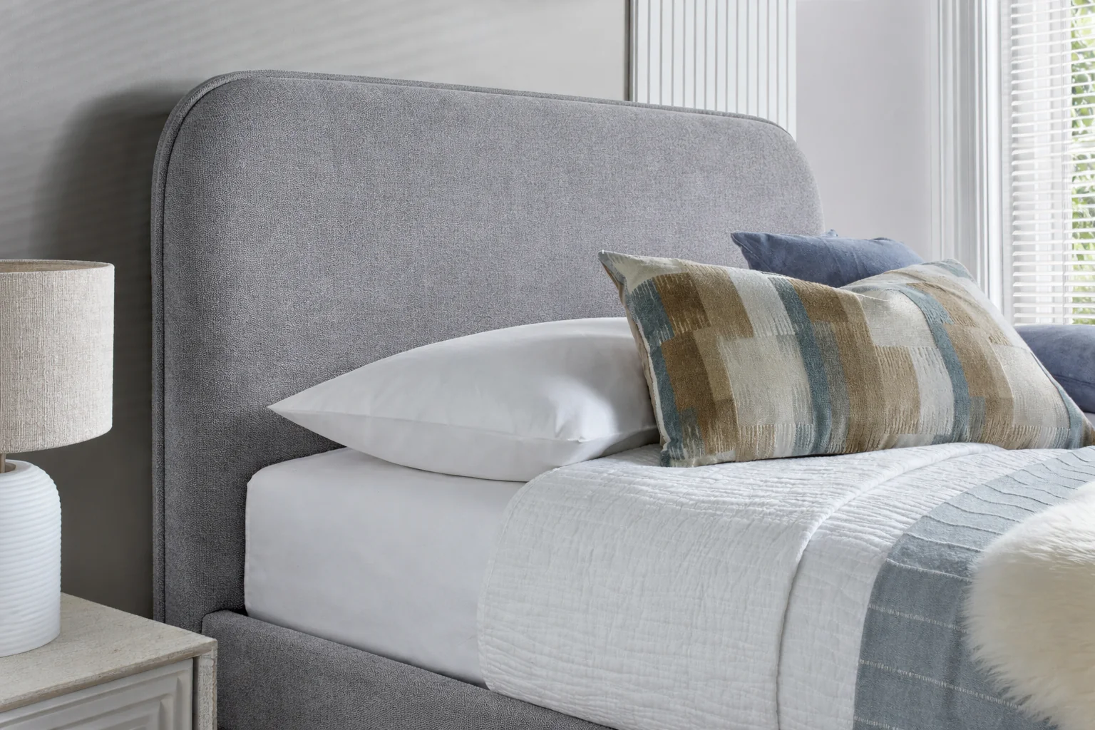 Arla Ottoman TV Bed in Luxury Grey - Image 4