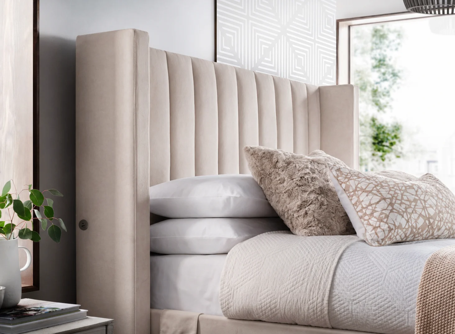Astra Ottoman TV Bed in Soft Cream - Image 5