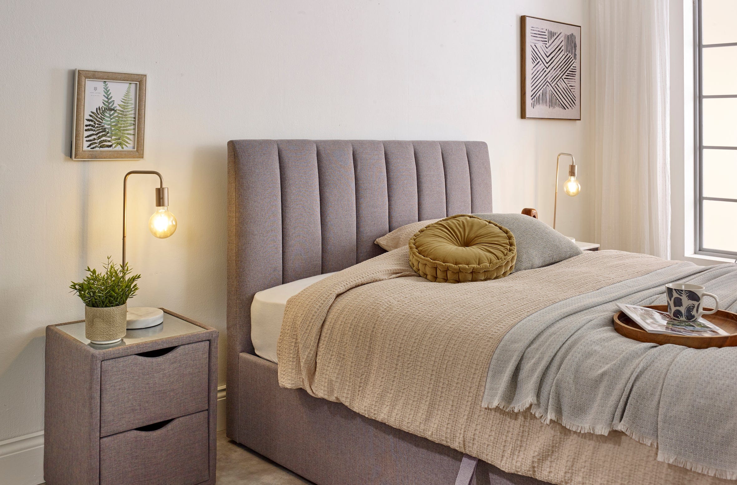 Capella TV Bed in Steel Grey (non ottoman) - Image 8