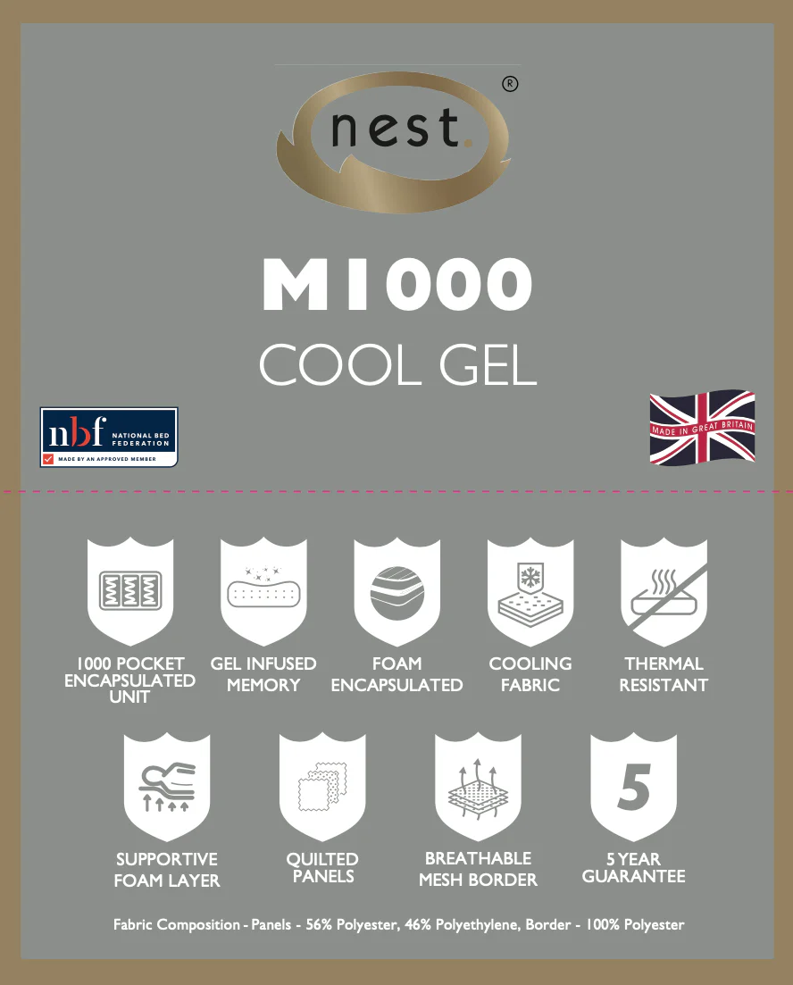 Nest M1000 Cool Gel Mattress - Image 3