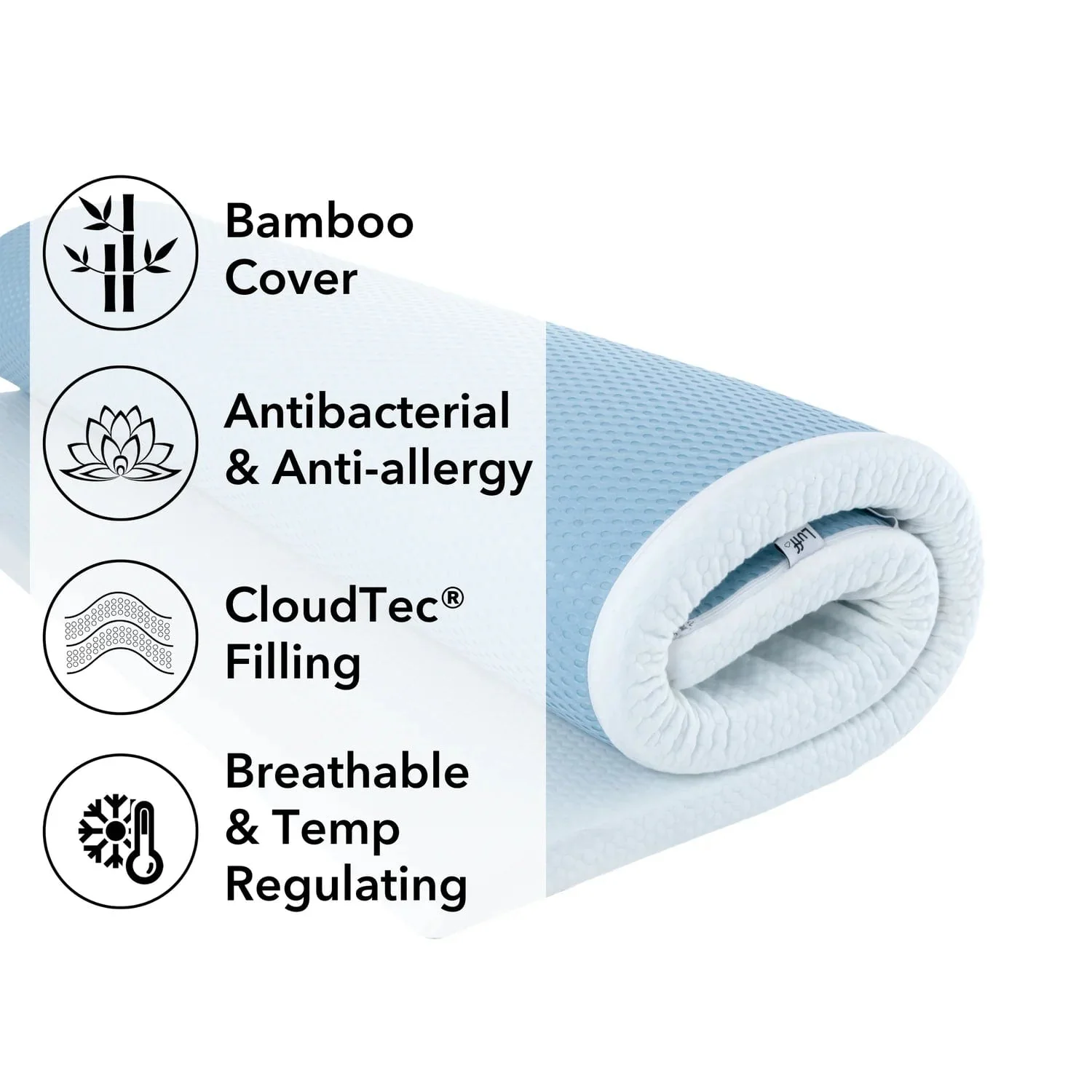Prestige Bamboo Mattress Topper - Image 5