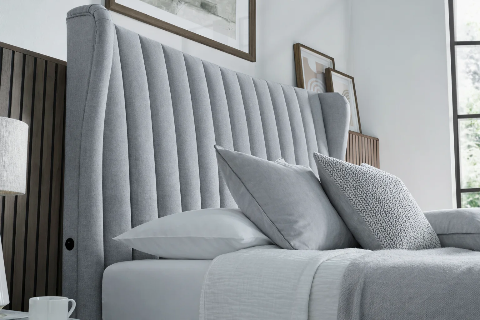 Vogue True Sound 5.1 Ottoman TV Bed in Dusk Fabric - Image 8